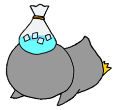 Penguin stamps 'Piyopy' sticker #509936