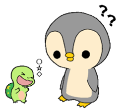 Penguin stamps 'Piyopy' sticker #509952