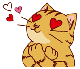 laid-back cat Chi-chan vol.1 sticker #510068