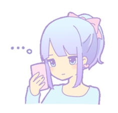 Good night Girl sticker #510299