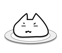 steamed bun cat sticker #510399