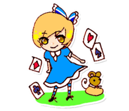 fairy tale girls sticker #511833