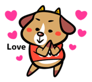 Demon dog sticker #511838