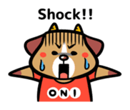 Demon dog sticker #511842