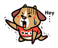 Demon dog sticker #511844