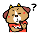 Demon dog sticker #511847