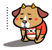 Demon dog sticker #511853