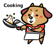 Demon dog sticker #511869