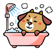 Demon dog sticker #511872