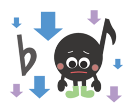 The eighth note sticker #512355