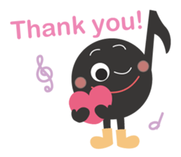 The eighth note sticker #512367