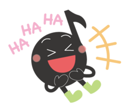 The eighth note sticker #512373