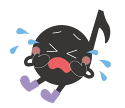 The eighth note sticker #512375