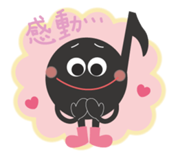 The eighth note sticker #512376