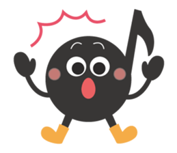 The eighth note sticker #512380