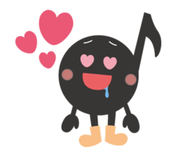 The eighth note sticker #512381