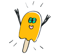 Summer and Ice cream sticker #512514