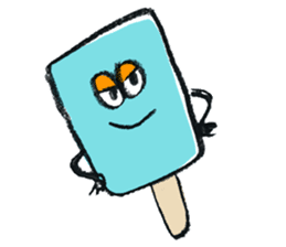 Summer and Ice cream sticker #512515