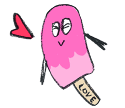 Summer and Ice cream sticker #512516