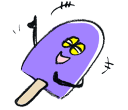 Summer and Ice cream sticker #512518