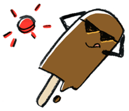 Summer and Ice cream sticker #512528