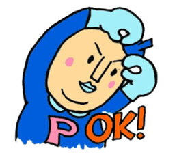 Piece K man gose for home peace! sticker #512829