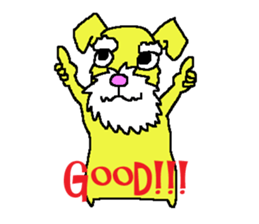 schnauzer sticker #512998