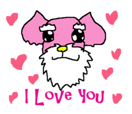 schnauzer sticker #513025