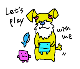 schnauzer sticker #513028