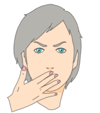 In the case of her sticker #513755