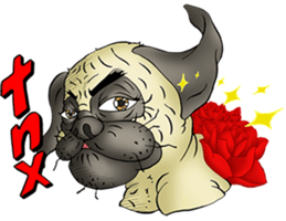 The Humen of Pug [English Ver.] sticker #513796