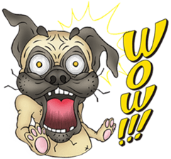 The Humen of Pug [English Ver.] sticker #513797