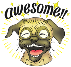 The Humen of Pug [English Ver.] sticker #513801