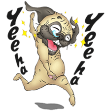 The Humen of Pug [English Ver.] sticker #513802