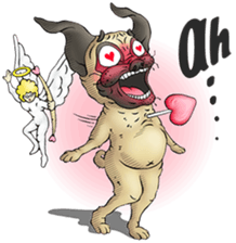 The Humen of Pug [English Ver.] sticker #513804