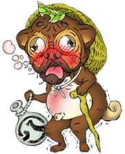 The Humen of Pug [English Ver.] sticker #513807