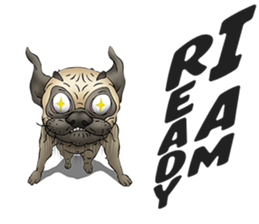 The Humen of Pug [English Ver.] sticker #513808