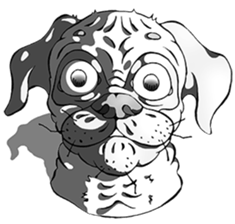 The Humen of Pug [English Ver.] sticker #513811