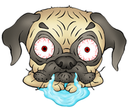 The Humen of Pug [English Ver.] sticker #513816
