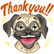 The Humen of Pug [English Ver.] sticker #513828