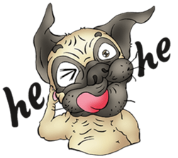 The Humen of Pug [English Ver.] sticker #513830