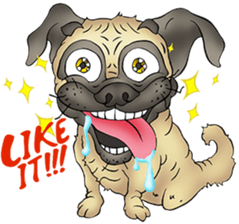 The Humen of Pug [English Ver.] sticker #513831