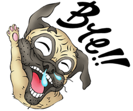 The Humen of Pug [English Ver.] sticker #513832
