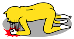 kiiroi nekosan sticker #515058