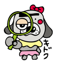 busu kawaii dog sticker #515290