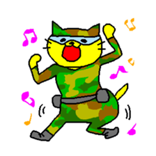 THE YELLOW CAT -Go to Survival game- sticker #515475
