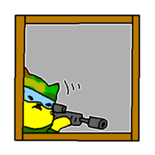THE YELLOW CAT -Go to Survival game- sticker #515490