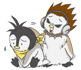 The Polar Sunset : Koco and Friends sticker #516855