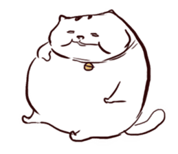 Fat cat. sticker #517797