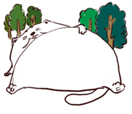 Fat cat. sticker #517804